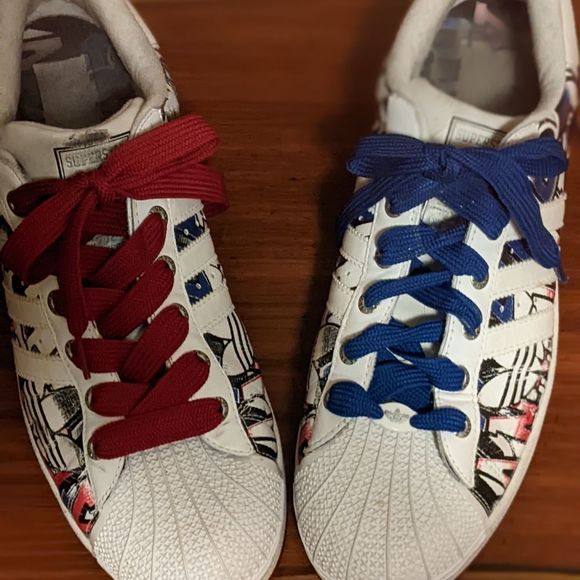 34TH anniversary adidas graphic tennis shoes - Picture 4 of 10